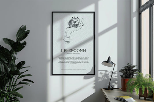 Perséphone selon LYRIS - Impression d'art