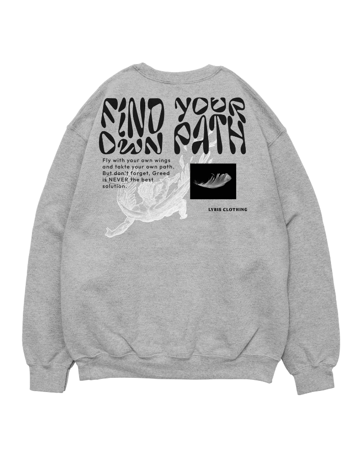 LA CHUTE - Sweatshirt gris
