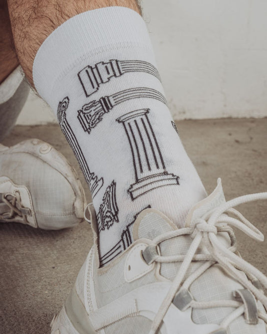 Paire de chaussettes colonnes